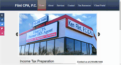 Desktop Screenshot of flint-cpa.com